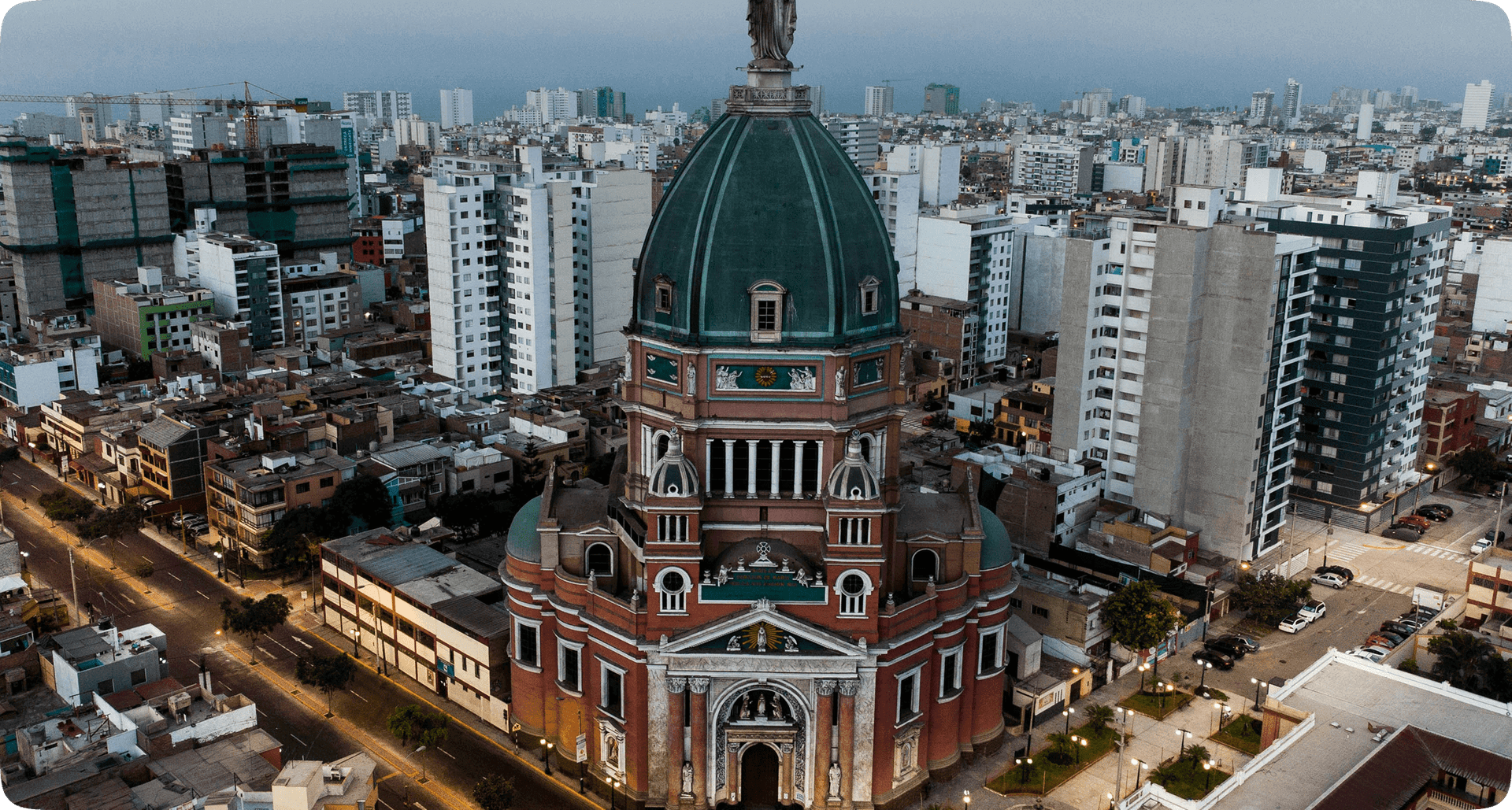 Aerial view of Elyon Life Ministry building